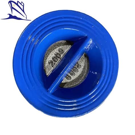 Marine Ductile Cast Iron Wafer Dual Plate Non Return Check Valve