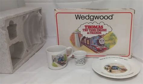 Vintage Wedgwood Thomas The Tank Engine Pc Set C Mug Tea Plate