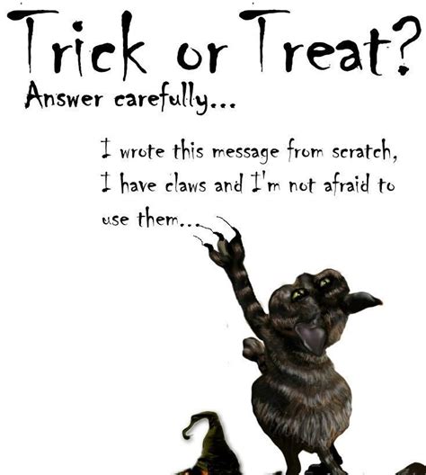 30+ Cute and Funny Halloween Trick-or-Treat Sayings Photos