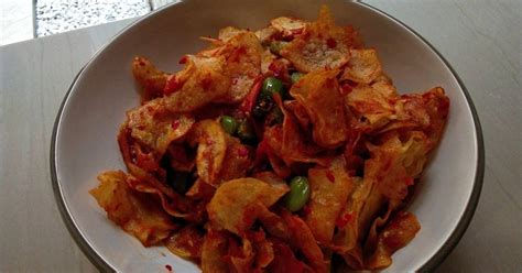 Resep Keripik Kentang Balado Pete Ala Medan Fav Suami Oleh Daniesca