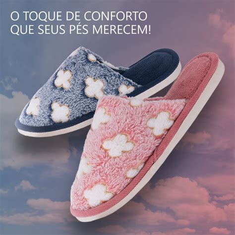 Pantufa Chinelo De Casa Feminina Menina Pel Cia Confort Vel Inverno