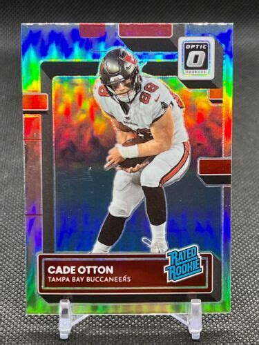 Donruss Optic Football Cade Otton Silver Holo Rated Rookie Rc