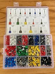 Lytool Double Wire Ferrule Kit 1200pcs Ferrules Terminal Set Insulated