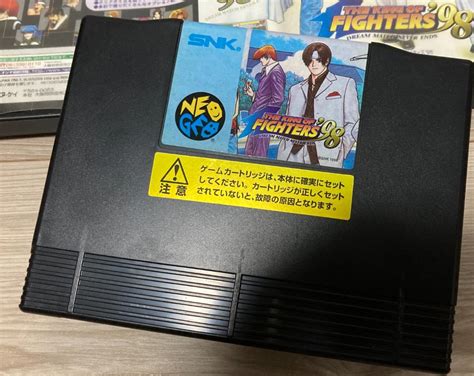 【苫小牧バナナ】希少動作品 Neogeo Rom ザ・キング・オブ・ファイターズ98 Snk Kof98 ネオジオロム ケース説明書付き