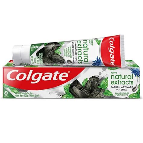 Pasta Dental Colgate Natural Extracts Carbon Activado 120 G Almacen Do