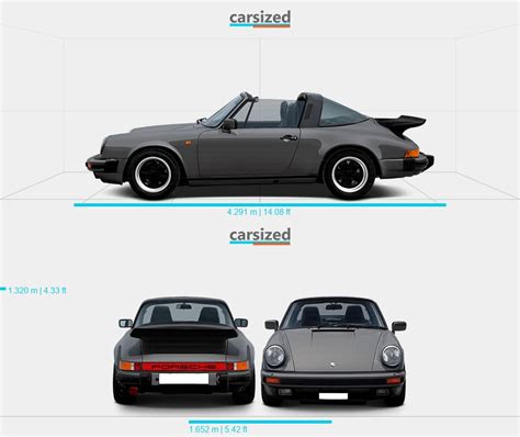 Porsche Dimensions Vista Lateral