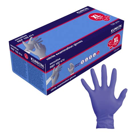 Klinion Sensitive Nitrile Handschoenen Maat XL