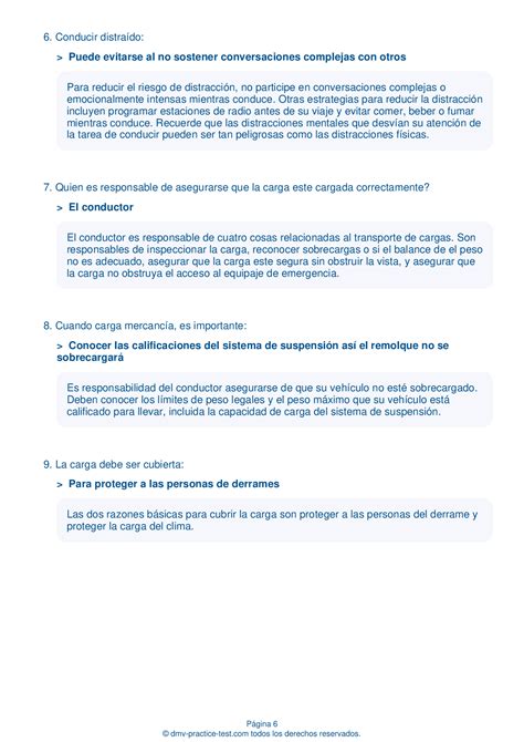 Hoja De Ayuda Del 2024 De Georgia Para La Prueba De La Licencia De CDL