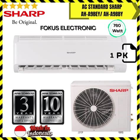 Jual Ac Sharp Pk Ah A Bey R Low Watt Garuda Series Unit Only