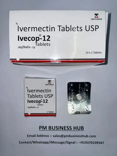 Ivecop 12 Ivermectin Tablets 12mg At Rs 75 Stripe In Nagpur ID