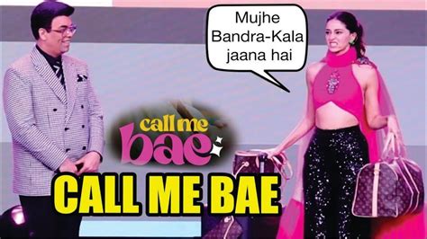 Ananya Pandays Debut On Ott At Call Me Bae Prime Video Call Me Bae