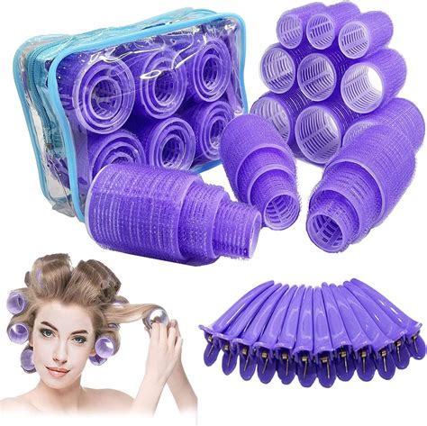 Amazon Jumbo Hair Rollers Sets Large Self Grip Hair Curlers 36