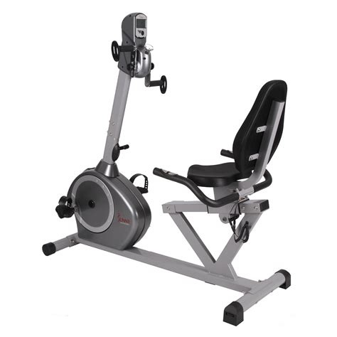 SF-RB4631 Sunny Health & Fitness Recumbent Bike With Arm Exerciser ...