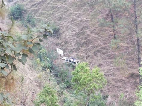 Uttarakhand Four Killed As Car Falls Into Gorge In Pithoragarh