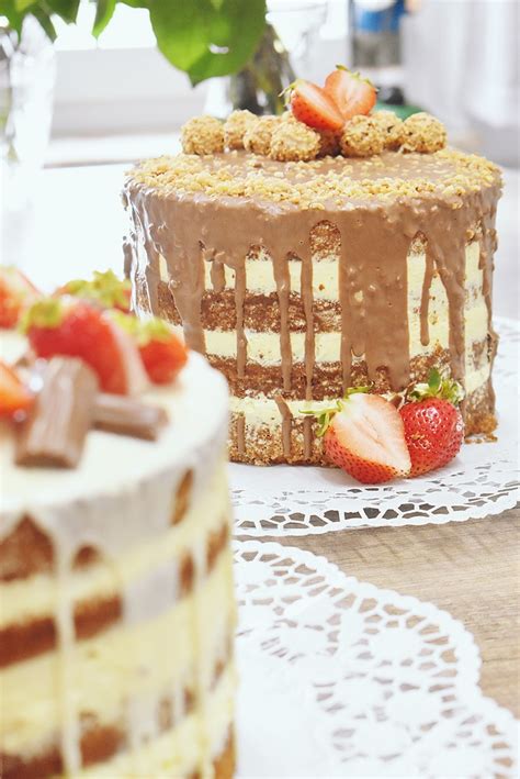 Naked Cakes Torten mit Süßigkeiten von DeineTorte de Calistas Traum