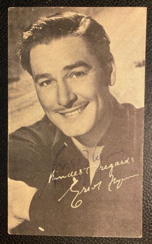 Errol Flynn Original Authentic Signed Photo Ebay