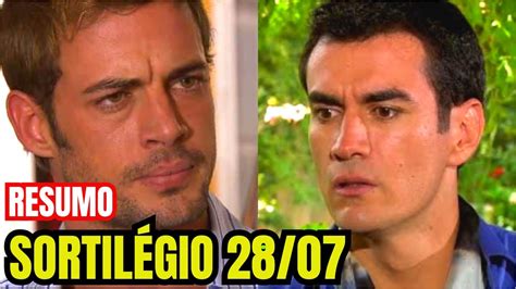 SORTILÉGIO capítulo de hoje sexta feira 28 07 2023 novelas do SBT