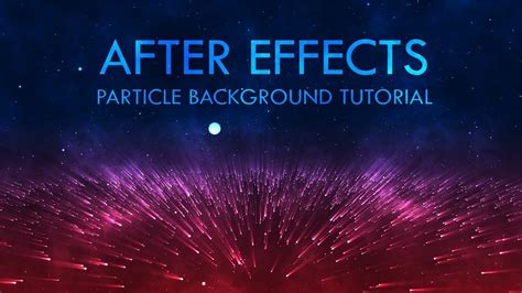 Particle Background Animation Tutorial Abstract Particles Adobe