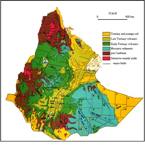 Ethiopia Geological Map