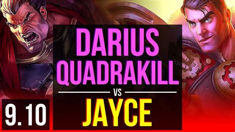 Darius Vs Jayce Top Quadrakill Kda 1707 Legendary Korea