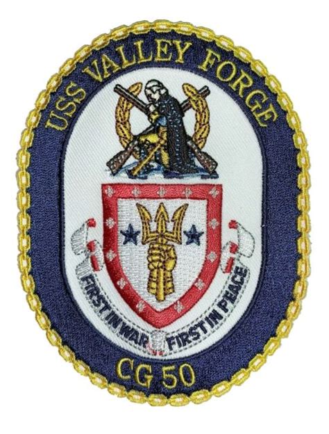 Uss Valley Forge Cg 50 Patch Sew On Ebay