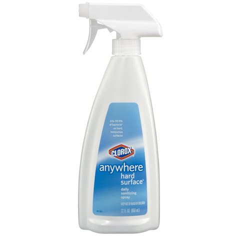 Clorox Anywhere Hard Surface Daily Sanitizing Spray, 22 oz - Walmart ...