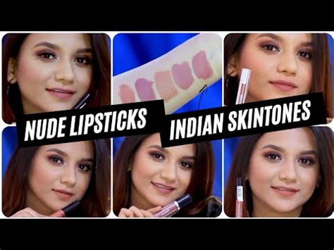 TOP 5 MATTE NUDE LIPSTICKS For Indian Skintones Dusky Skintones