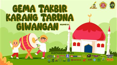 Gema Takbir Idul Adha 1445 H Kelurahan Giwangan YouTube