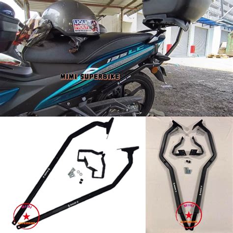 Buatan Malaysia Rack 2 Yamaha Lc135 Lc V1 V9 Fi Monorack Heavy Duty