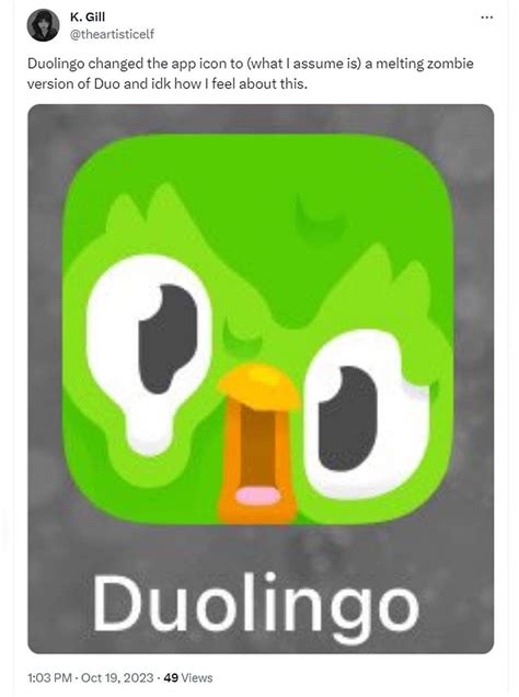 Why Is The Duolingo App Icon Melting Viral New Look Owl Appearance