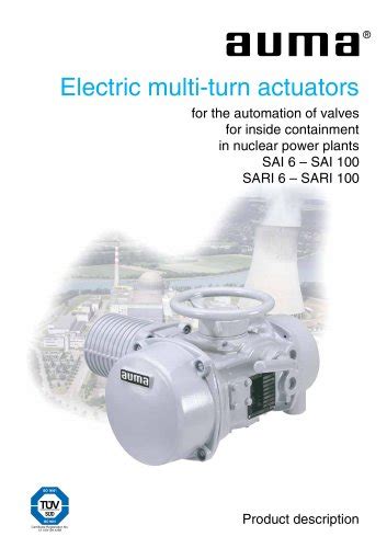 Electric Multi Turn Actuators Auma Pdf Catalogs Technical