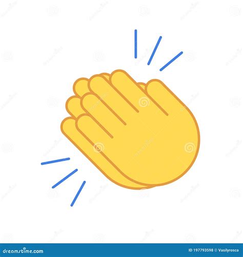 Emoji Clapping Hands Clip Art