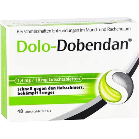 Dolo Dobendan Lutschtabletten Bei Starken Halsschmerzen Mit Bet Ubender