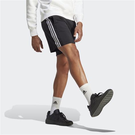 Adidas Aeroready Essentials Chelsea Stripes Shorts Black Adidas Uae