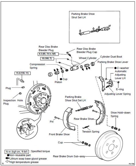 Toyota Camry Rear Drum Brake Brake