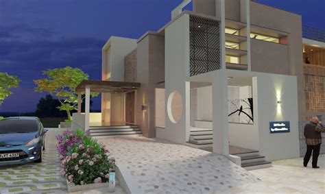 Indipendent House 3d Visualization By Athishta Architect Kreatecube