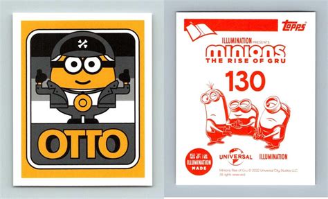 Minions The Rise Of Gru Topps Sticker