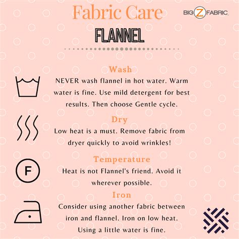 Flannel Fabric Care Tips and Tricks