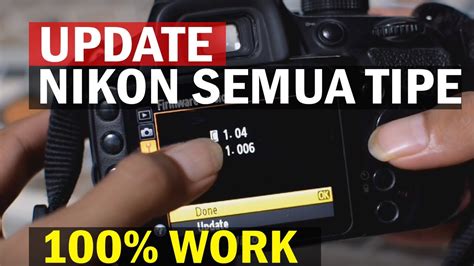 Cara Mudah Update Firmware Nikon Dslr Youtube