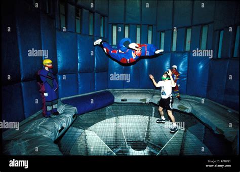 INDOOR SKYDIVING Stock Photo: 5166720 - Alamy