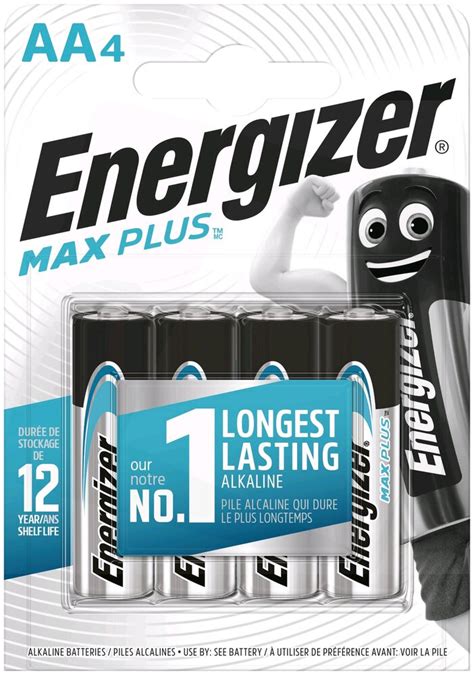 Bateria Alkaliczna AA LR6 Energizer MAX Plus 4 Sztuki Blister