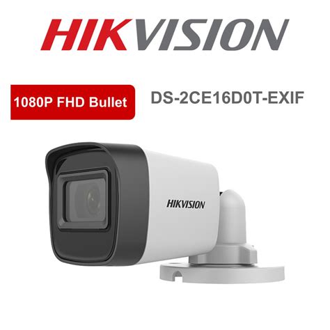 Hikvision DS 2CE16D0T EXIF 1080P Dome Bullet Built In Mic VF EXIR CCTV