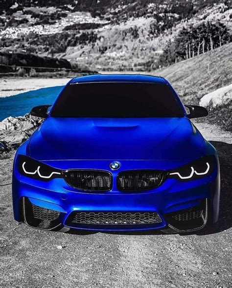 Sleek Blue BMW Cars