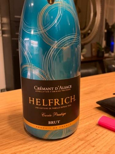 Helfrich Cuvée Prestige Crémant d Alsace Brut Vivino US