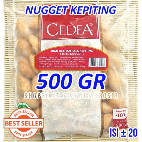 Jual Cedea Crab Flavoured Nugget Gr Kepiting Bahan Steamboat Tomyam