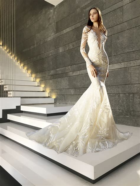 Wedding Gown Gold Embroidery | wedding