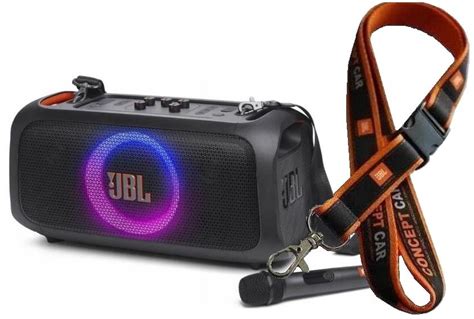 JBL PARTYBOX ON THE GO ESSENTIAL CZARNY 100W MIKROFON