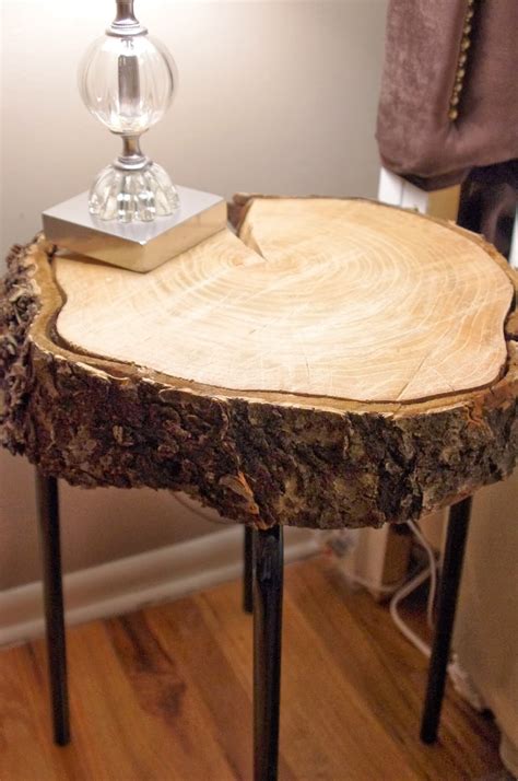 The Project Spot: Rustic wood nightstand