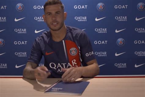 Officiel Lucas Hernandez Sengage Avec Le Psg