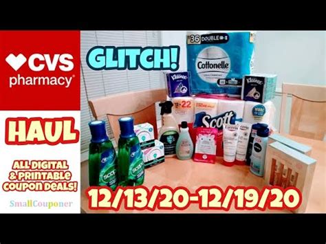 CVS Haul 12 13 20 12 19 20 Glitch All Digital And Printable Coupon